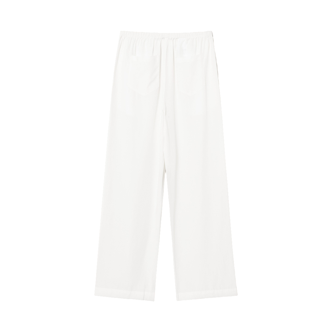 (W) 에잇세컨즈 린넨 블렌드 롱팬츠 화이트((W) 8seconds Linen Blend Long Pants White) - 2