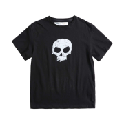 999Humanity x Toy Story Sid Skull Half T-Shirt Black