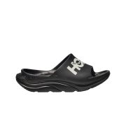 [17% 쿠폰] Hoka Ora Athletic Slide Black White
