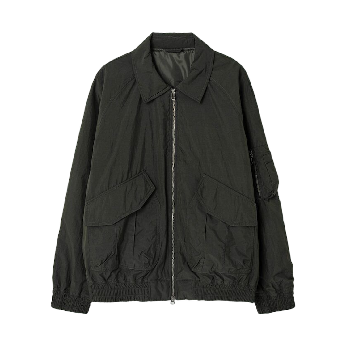에잇세컨즈 패디드 플라이트 봄버 카키(8seconds Padded Flight Bomber Khaki)