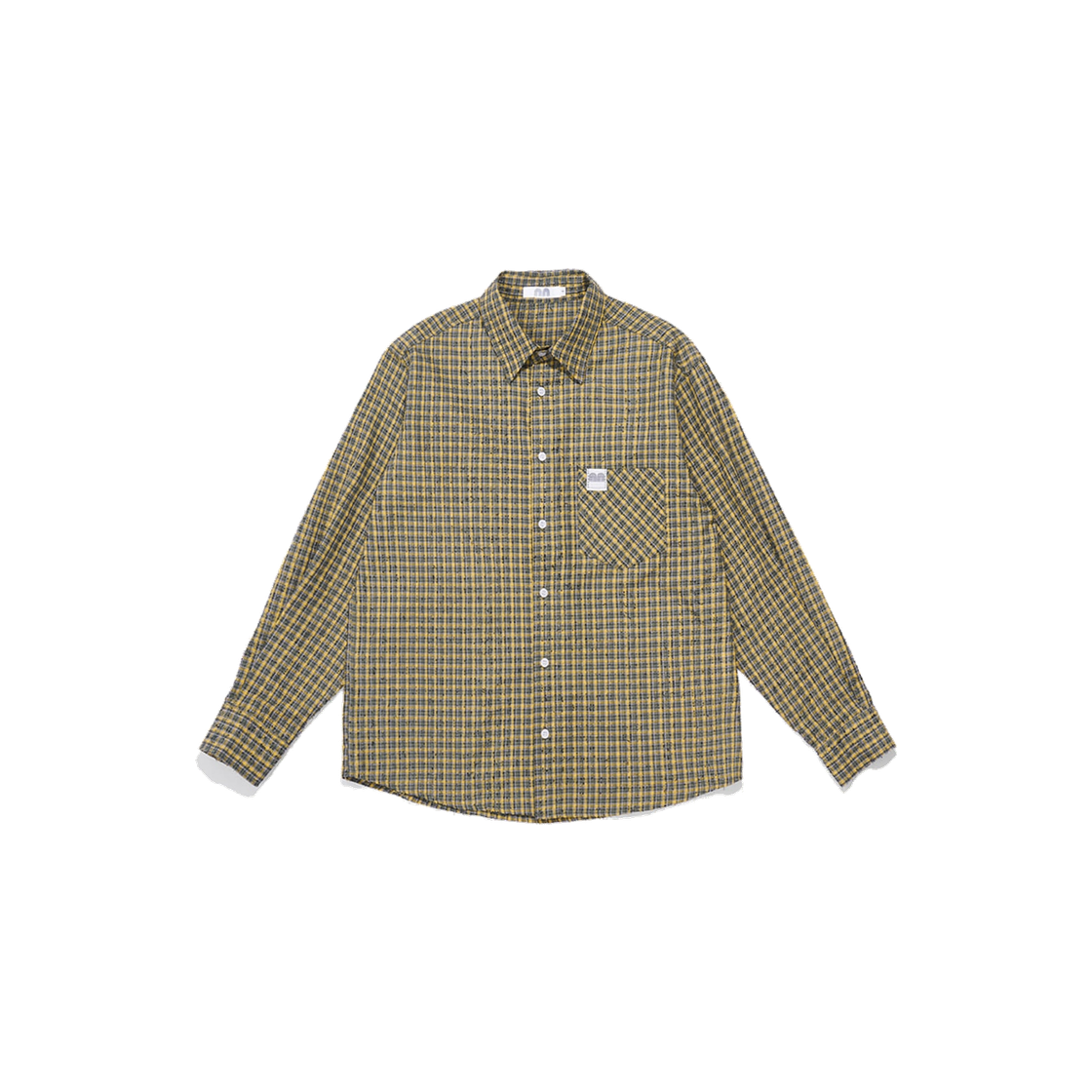 낫뉴 nn 라벨 부클 셔츠 옐로우(Not New nn Label Boucle Shirts Yellow)