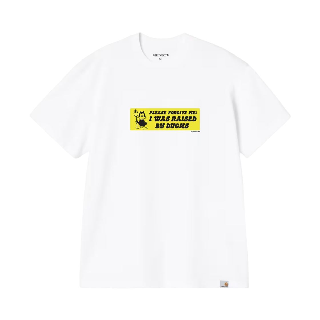 I036884-02-XX Carhartt WIP S/S Bumper Stickers T-Shirt White