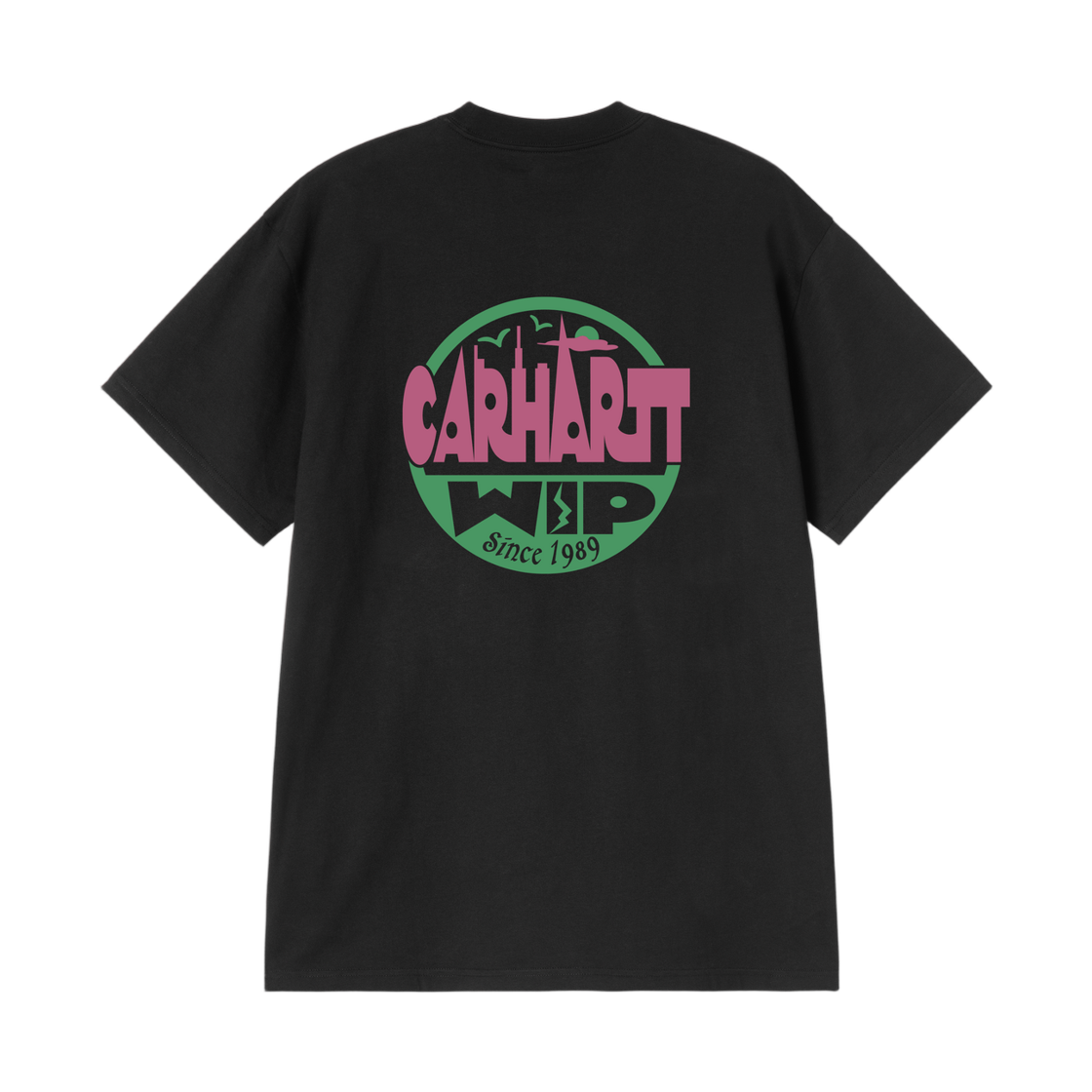 칼하트 WIP 숏슬리브 러기지 라벨 티셔츠 블랙(Carhartt WIP S/S Luggage Label T-Shirt Black) - 2