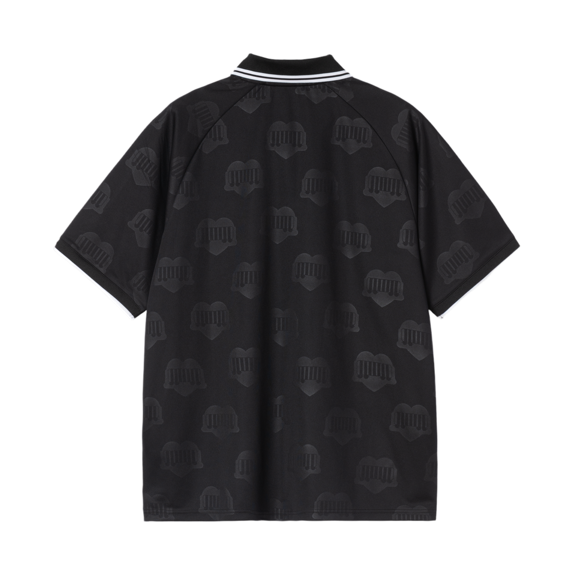 칼하트 WIP 숏슬리브 테라스 풋볼 티셔츠 하트 트레인 자카드 블랙(Carhartt WIP S/S Terrace Football T-Shirt Heart Train Jacquard Black) - 2