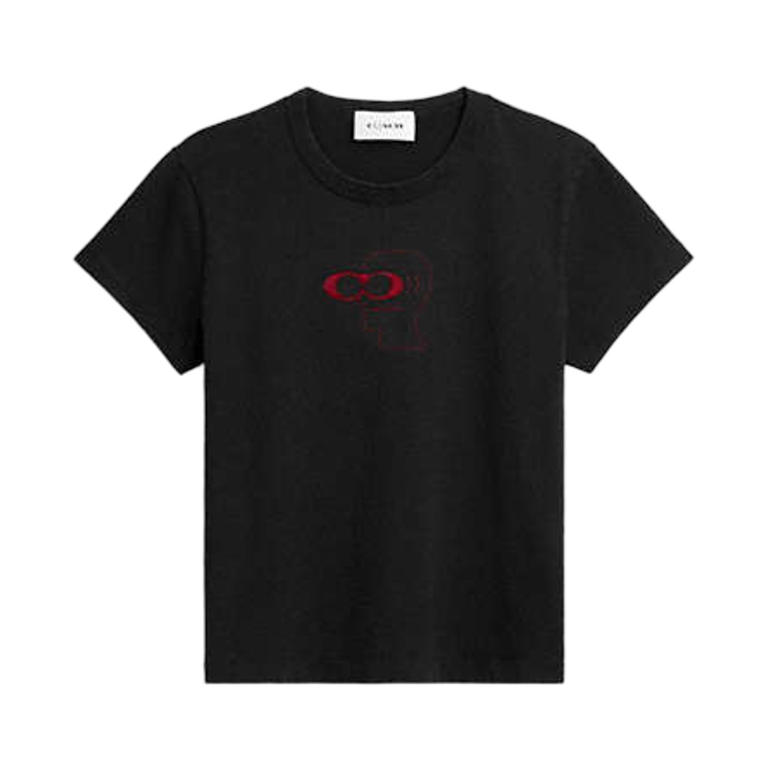 (W) 코치 x 브레인 데드 90's 티셔츠 인 오가닉 코튼 블랙((W) Coach x Brain Dead 90's T-Shirt in Organic Cotton Black)