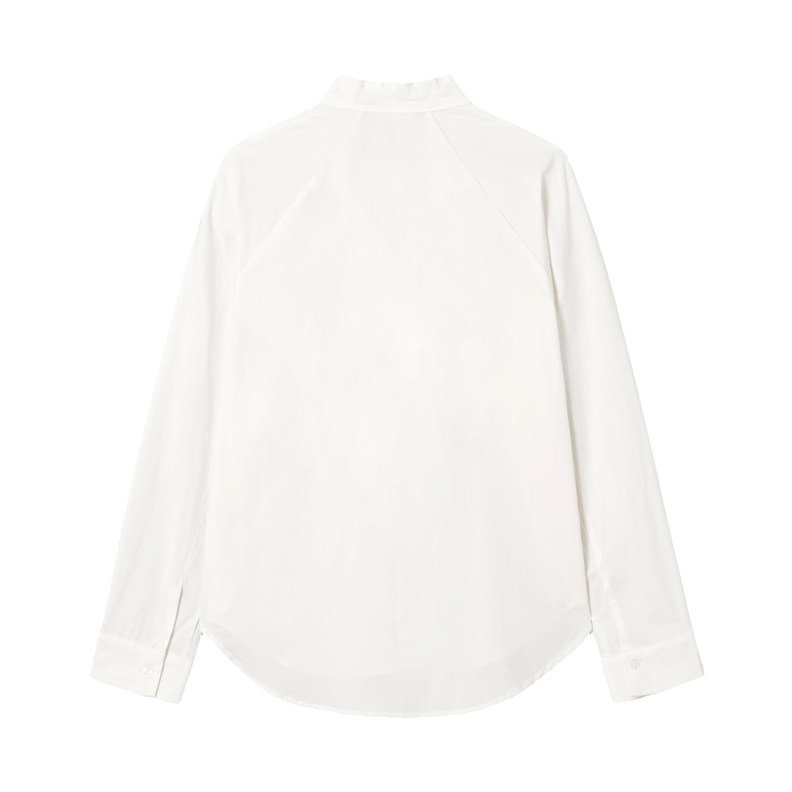 (W) 에잇세컨즈 코튼 타이 블라우스 아이보리((W) 8seconds Cotton Tie Blouse Ivory) - 2