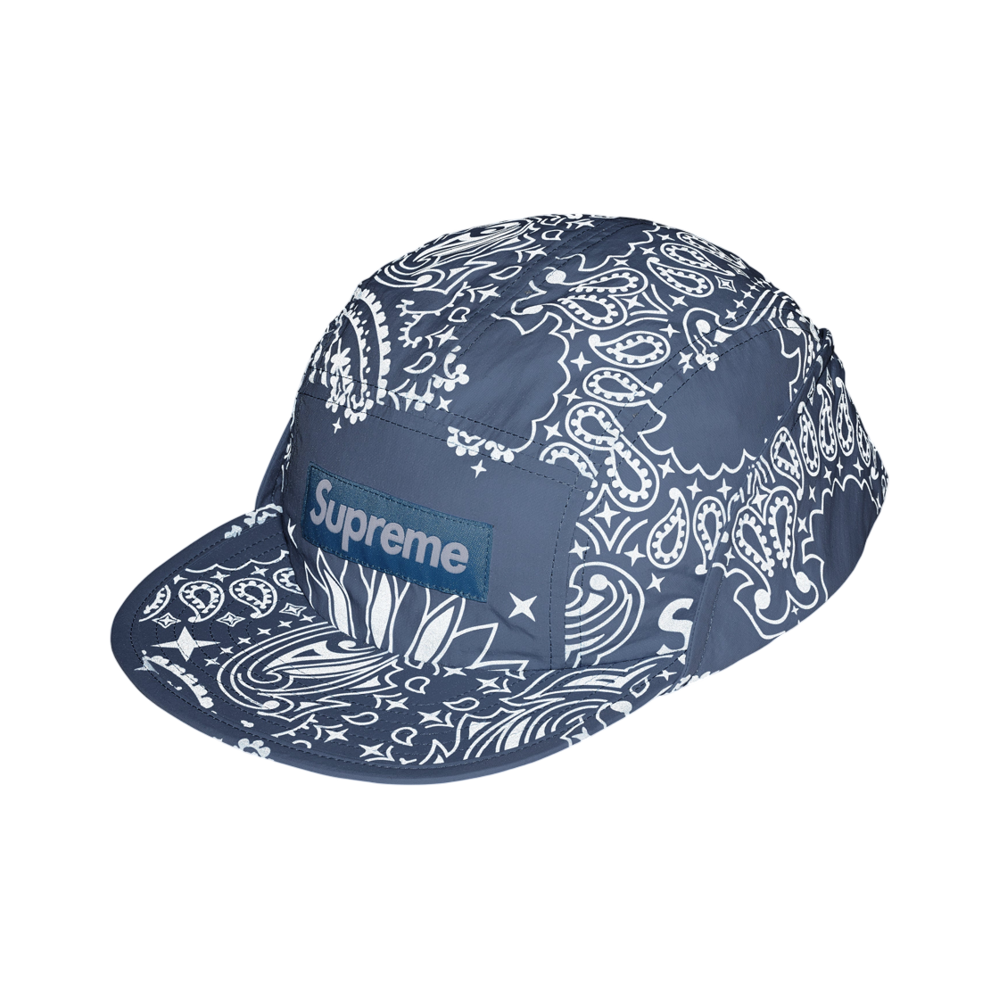 슈프림 리플렉티브 반다나 선쉴드 캠프캡 라이트 블루 - 26SS(Supreme Reflective Bandana Sunshield Camp Cap Light Blue - 26SS) - 3