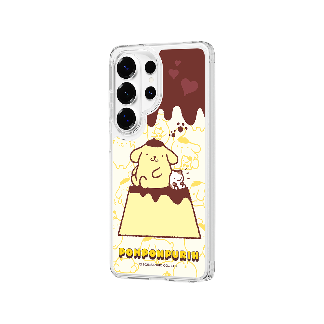 폼폼푸린 푸딩 클리어 마그넷 케이스 for Galaxy S26 Series(POMPOMPURIN Pudding Clear Magnet Case for Galaxy S26 Series) - 4
