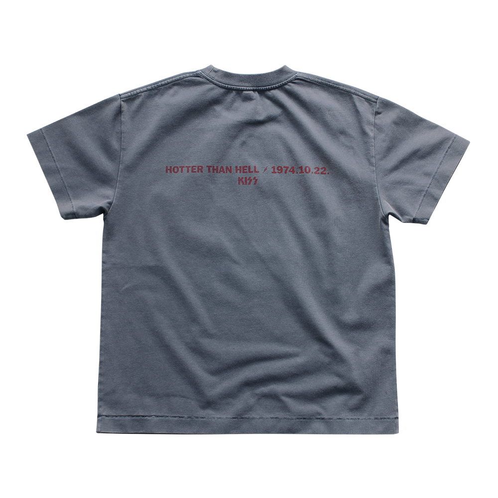 메인부스 X KISS 치카라 티셔츠 더스트 그레이(MAINBOOTH X KISS Chikara T-shirt Dust Gray) - 2