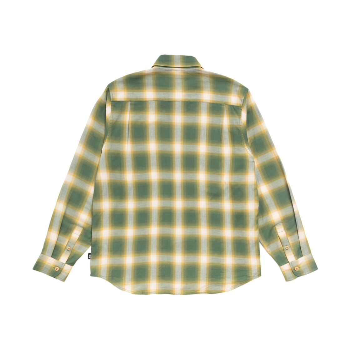 스투시 비치 옴브레 플레이드 셔츠 그린(Stussy Beach Ombre Plaid Shirt Green) - 2