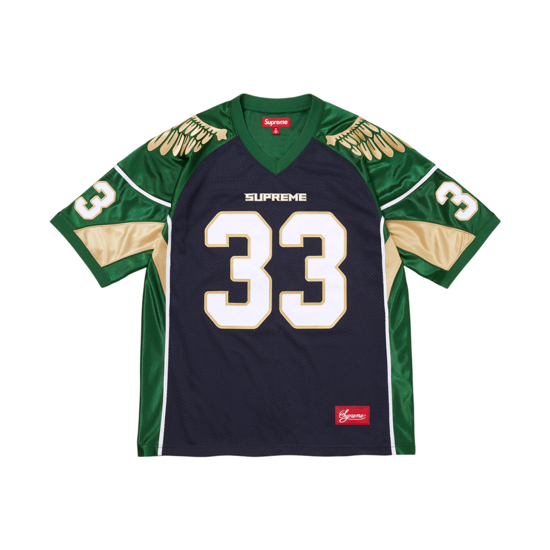 - Supreme Wings Football Jersey Navy - 26SS