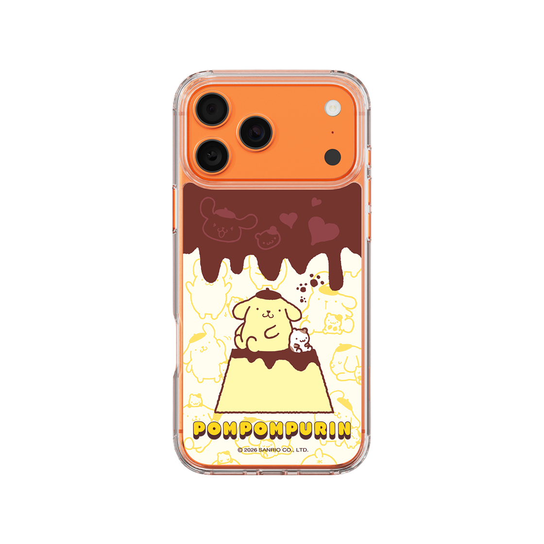 폼폼푸린 푸딩 클리어 마그넷 케이스 for iPhone17 Series(POMPOMPURIN Pudding Clear Magnet Case for iPhone17 Series)