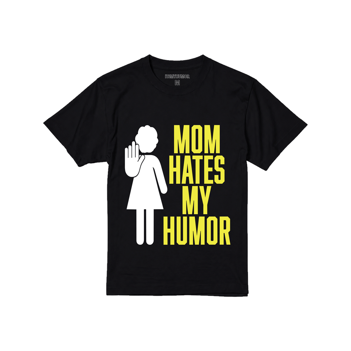 잇츠마이휴머 마이 맘 티 블랙(ITSMYHUMOR My Mom Tee Black)
