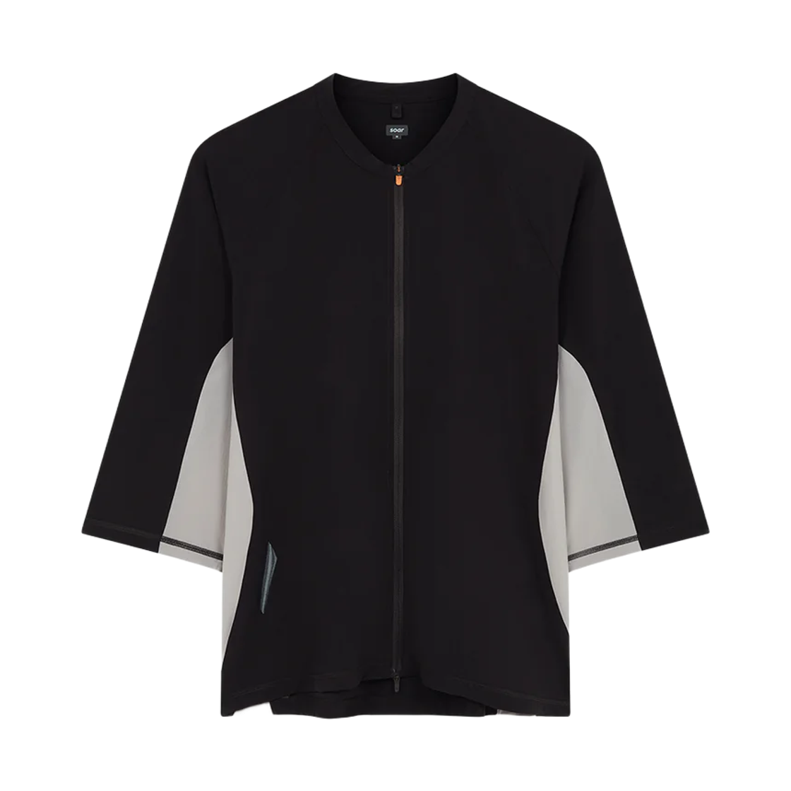 소어 러닝 ADV 트레일 탑 블랙 실버 그레이(Soar Running ADV Trail Top Black Silver Grey)