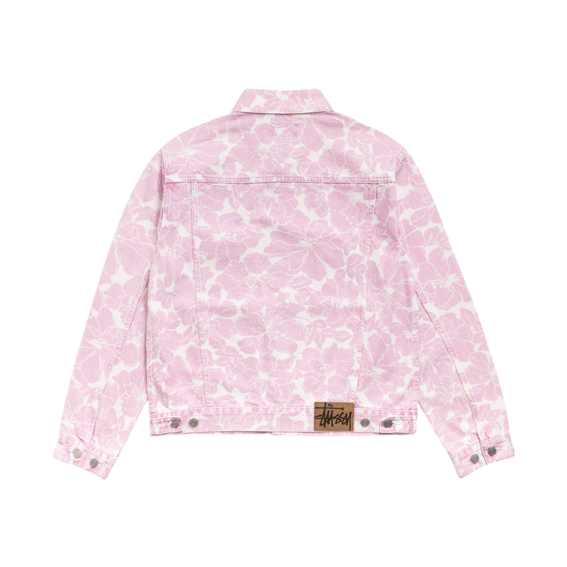 스투시 데님 트러커 자켓 핑크 하와이안(Stussy Denim Trucker Jacket Pink Hawaiian) - 2
