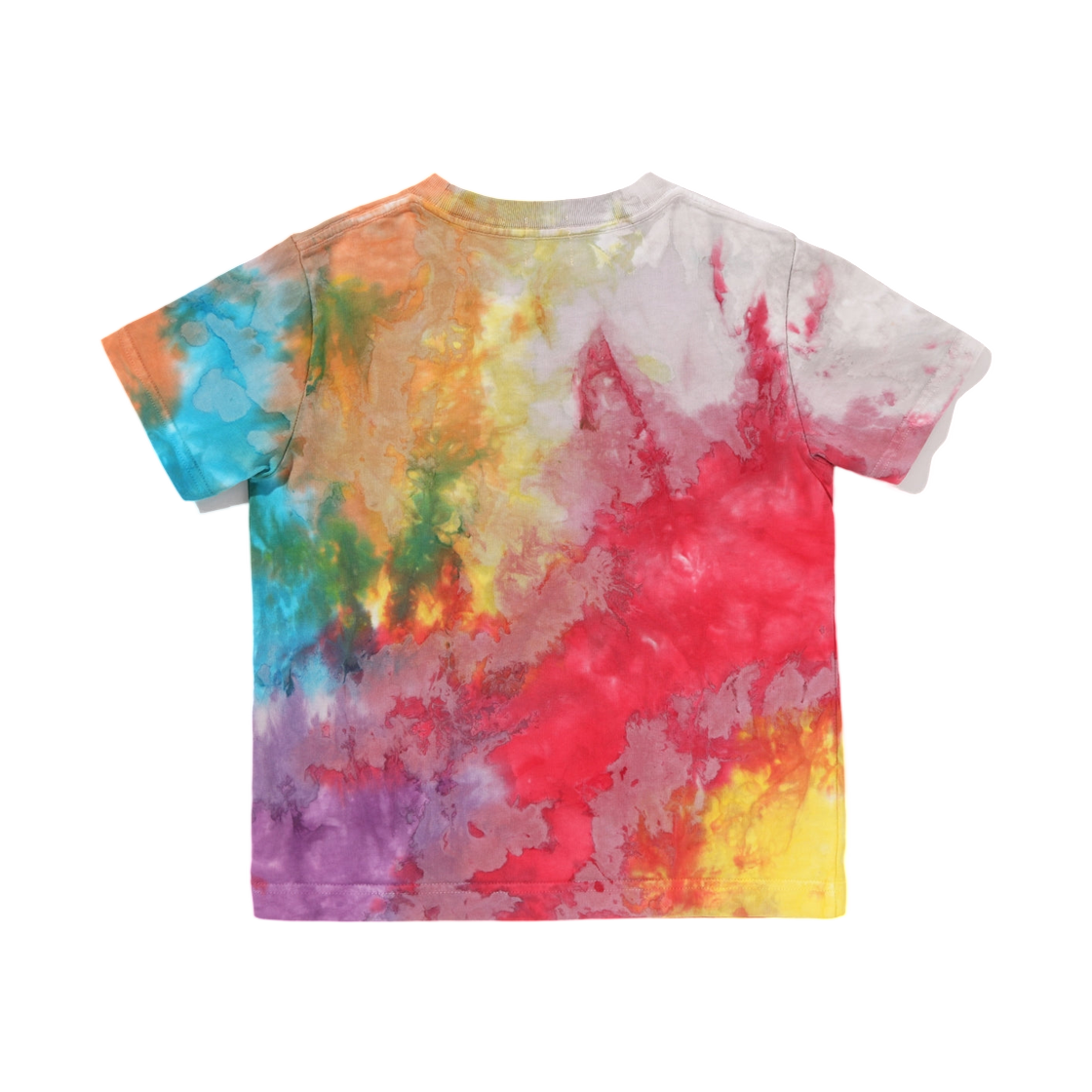(키즈) 베이프 타이 다이드 컬리지 티셔츠 멀티((Kids) BAPE Tie Dyed College T-Shirt Multi) - 2