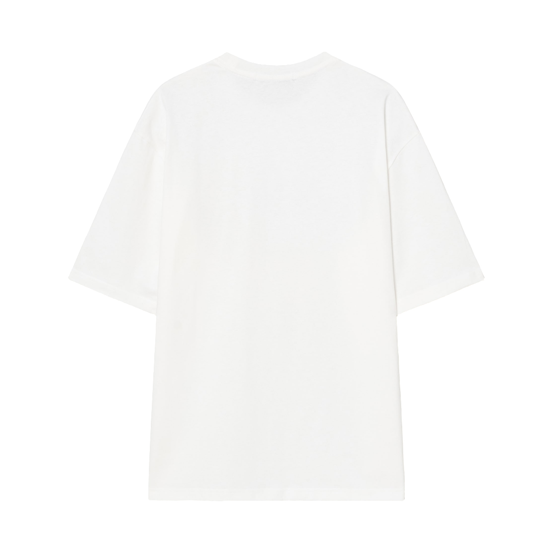 에잇세컨즈 캐주얼 코튼 컬러 레터링 숏슬리브 티셔츠 화이트(8seconds Casual Cotton Color Lettering Short Sleeve T-Shirt White) - 2