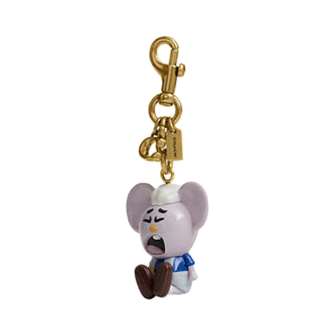 코치 x 브레인 데드 카치 마우스 백 참 브라스 멀티(Coach x Brain Dead Kachi Mouse Bag Charm Brass Multi) - 1