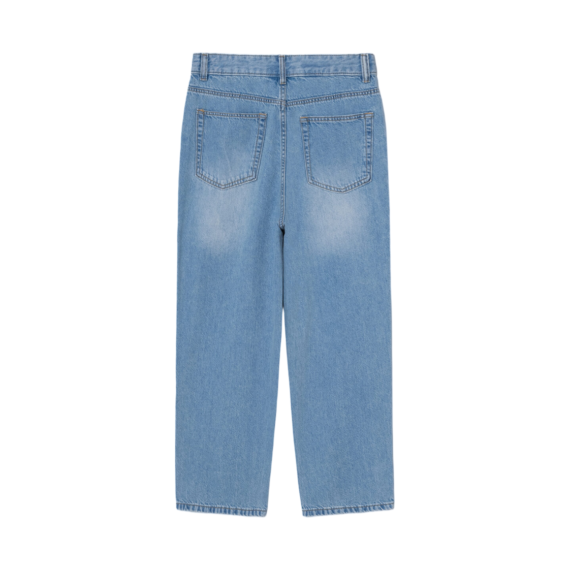 (W) 에잇세컨즈 워싱 맘핏 데님 팬츠 스카이 블루((W) 8seconds Washing Mom Fit Denim Pants Sky Blue) - 2