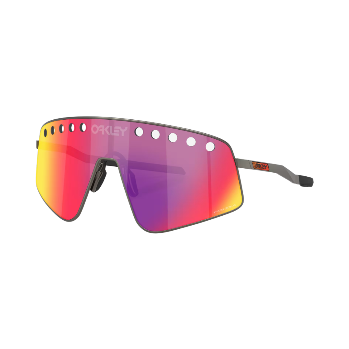 OO6025-0338 Oakley Sutro TI Sweep Matte Gunmetal Frame Prizm Road Lenses Universal Fit