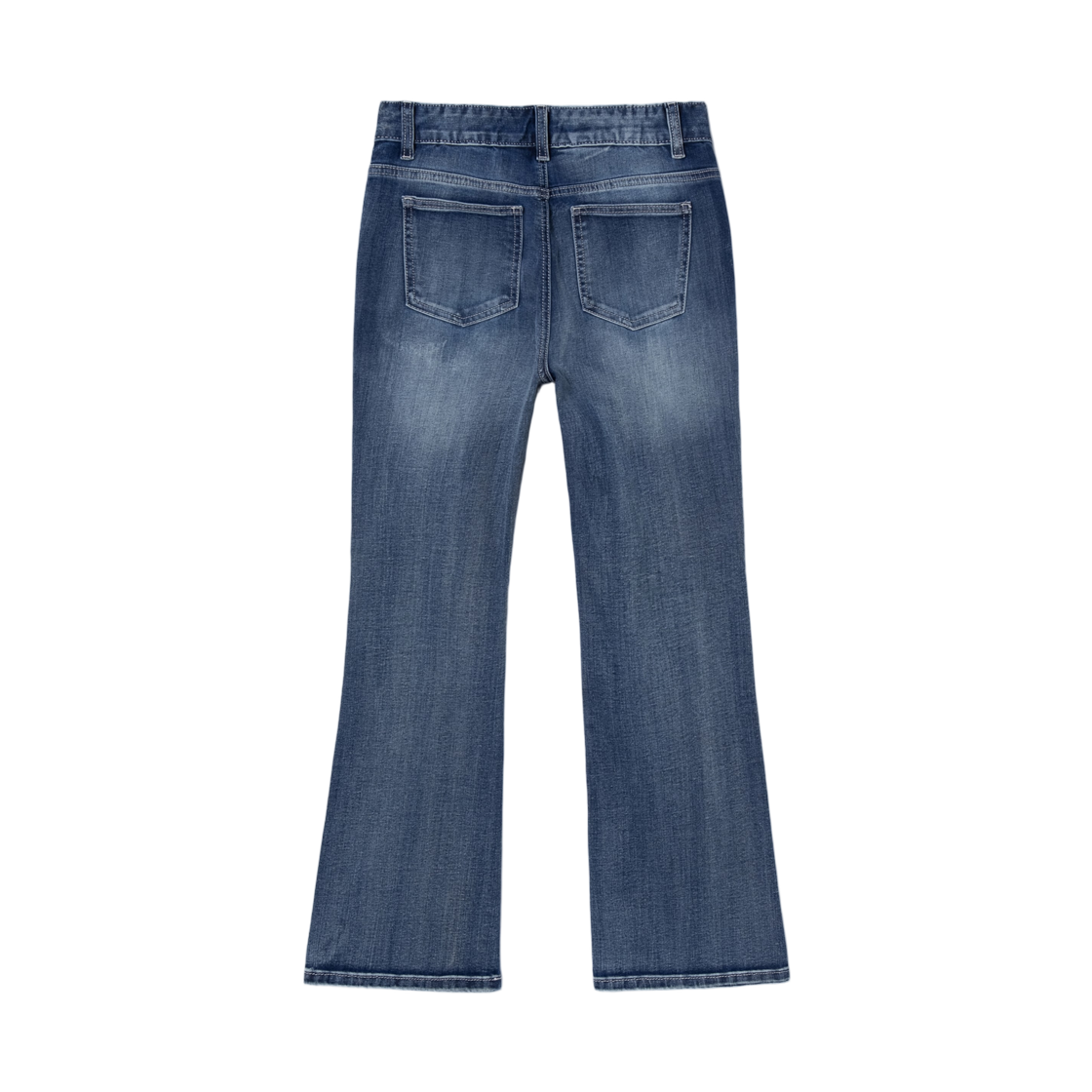 (W) 에잇세컨즈 미드렝스 부츠컷 라이트웨이트 데님 블루((W) 8seconds Mid-length Bootcut Lightweight Denim Blue) - 2