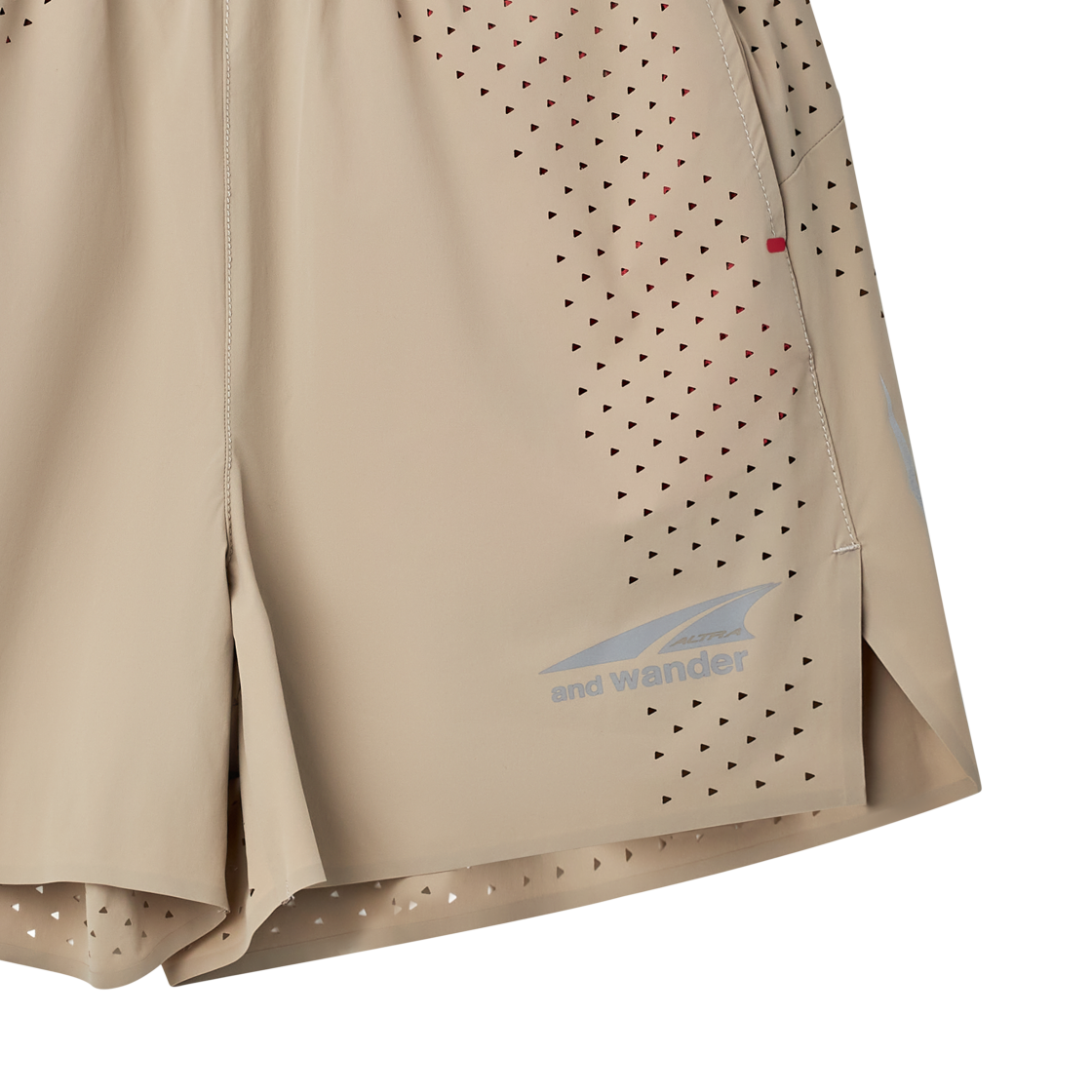 앤드 원더 x 알트라 AL02 벤틸레이션 쇼트 팬츠 베이지 - 26FW(And Wander x Altra AL02 Ventilation Short Pants Beige - 26FW) - 5