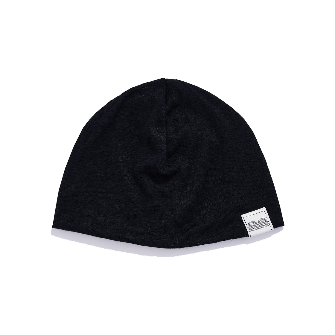 낫뉴 nn 라벨 베이직 비니 블랙(Not New nn Label Basic Beanie Black)