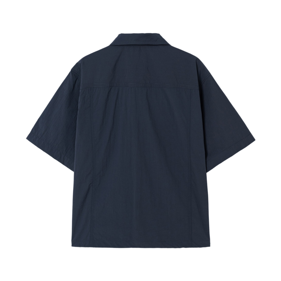 에잇세컨즈 나일론 트러커 오버핏 숏슬리브 셔켓 네이비(8seconds Nylon Trucker Over Fit Short Sleeve Shirket Navy) - 2