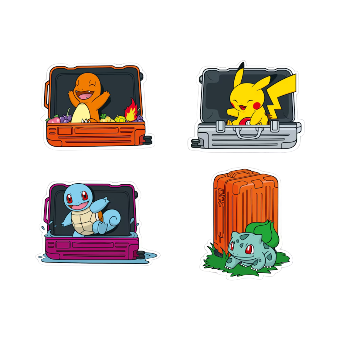 리모와 x 포켓몬 스티커 세트(Rimowa x Pokemon Stickers Set)