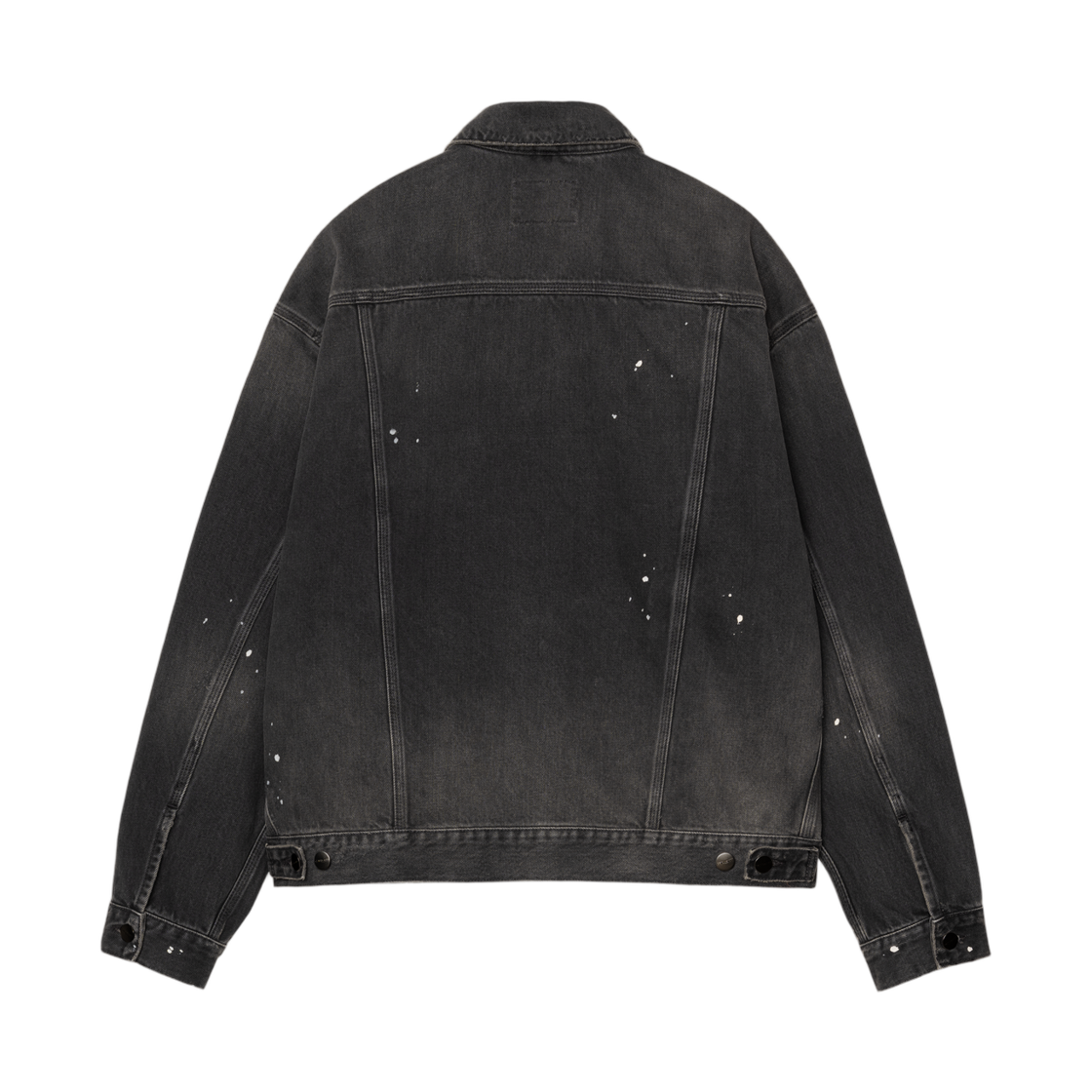 칼하트 WIP 헬스턴 자켓 블랙 디스트로이 워시 스플레터(Carhartt WIP Helston Jacket Black Destroy Wash Splatter) - 2
