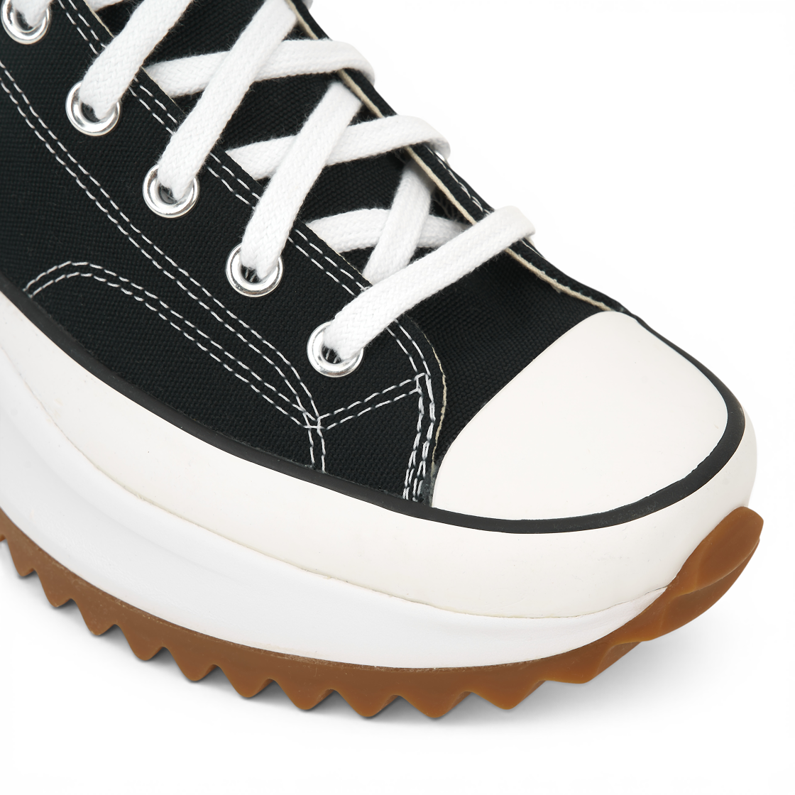 컨버스 런스타 하이크 하이 블랙 화이트 검(Converse Run Star Hike Hi Black White Gum) - 7