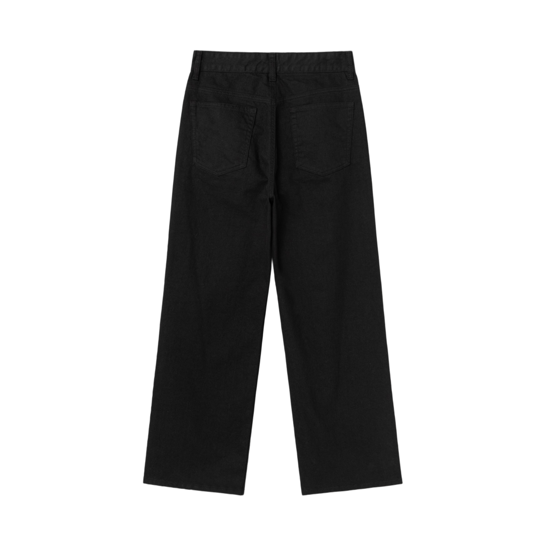 (W) 에잇세컨즈 롱 와이드 라이트웨이트 데님 블랙((W) 8seconds Long Wide Lightweight Denim Black) - 2