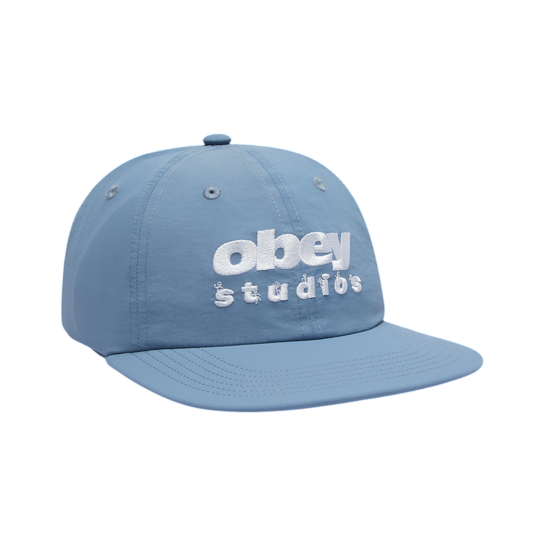 100580440 Obey Dance Studio Nylon 6 Panel Blue Fog