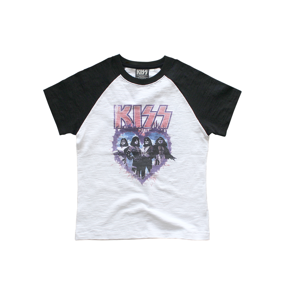 메인부스 X KISS 우먼 하트 티셔츠 화이트(MAINBOOTH X KISS Woman Heart T-shirt White)