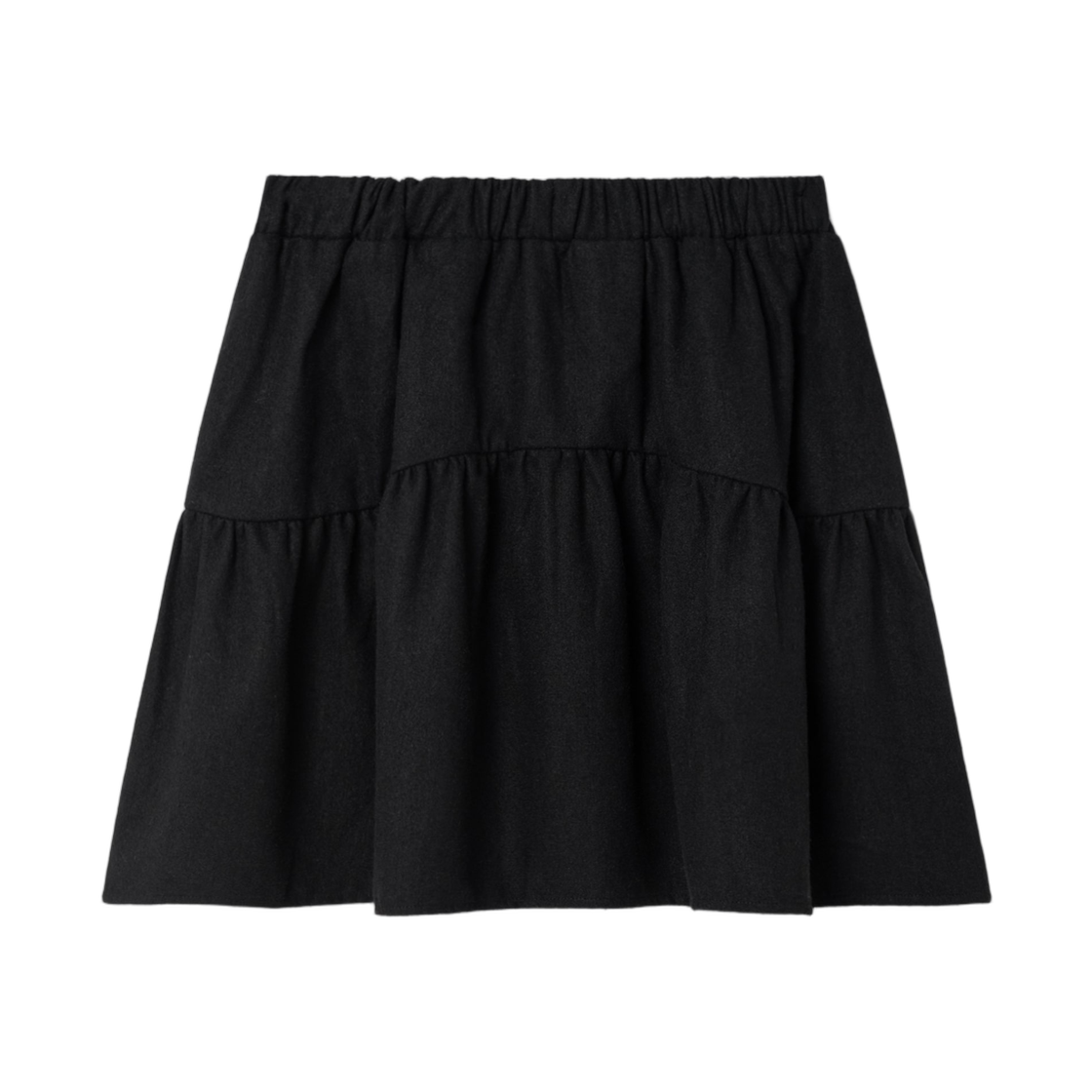 (W) 에잇세컨즈 프릴 미니 스커트 블랙((W) 8seconds Frill Mini Skirt Black) - 2