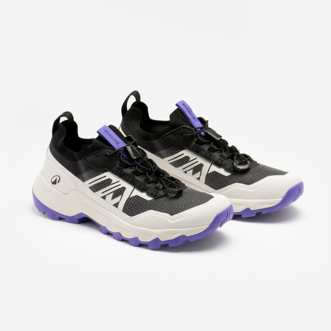 데카트론 여성 경량 단목 하이킹화 패스터 MH500 코튼 화이트(DECATHLON Women's Lightweight Low Hiking Shoes Faster MH500 Cotton White) - 2