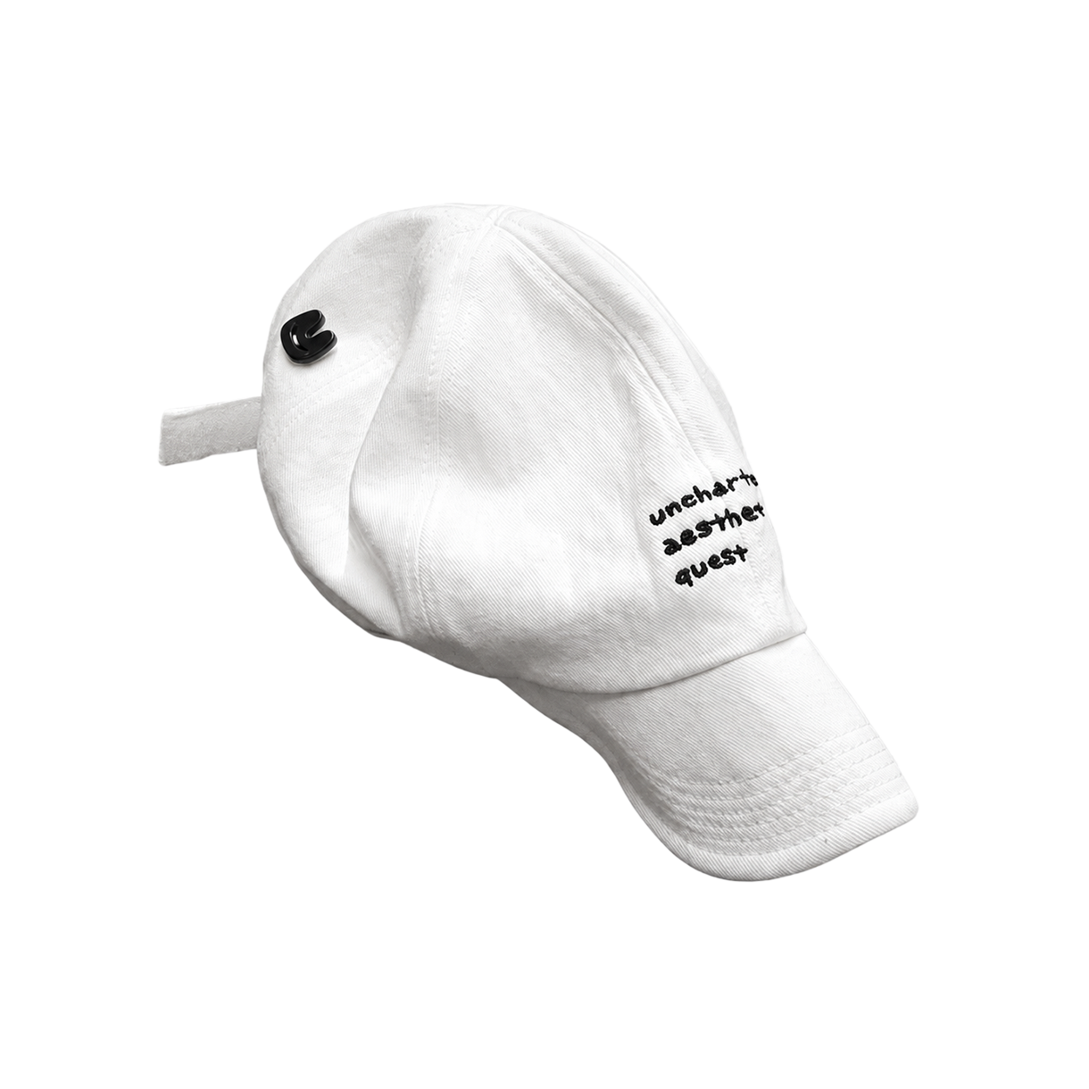 8800252370409 uncharted aesthetic quest Flowy Comfy Lounge Signature Cap White