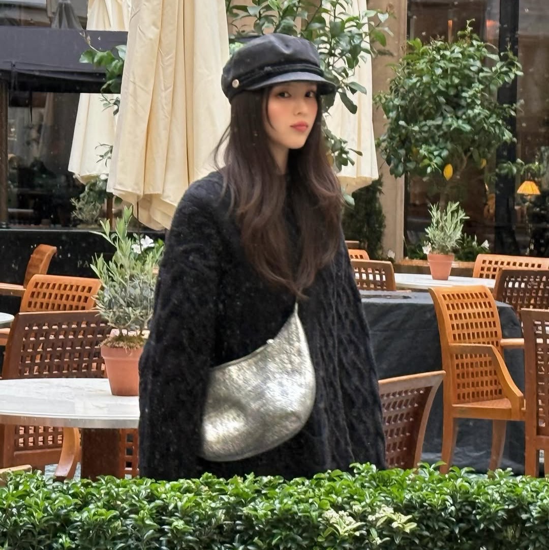 Allincomplete Knotted Rope Marin Cap Black 착용 스타일 - 2