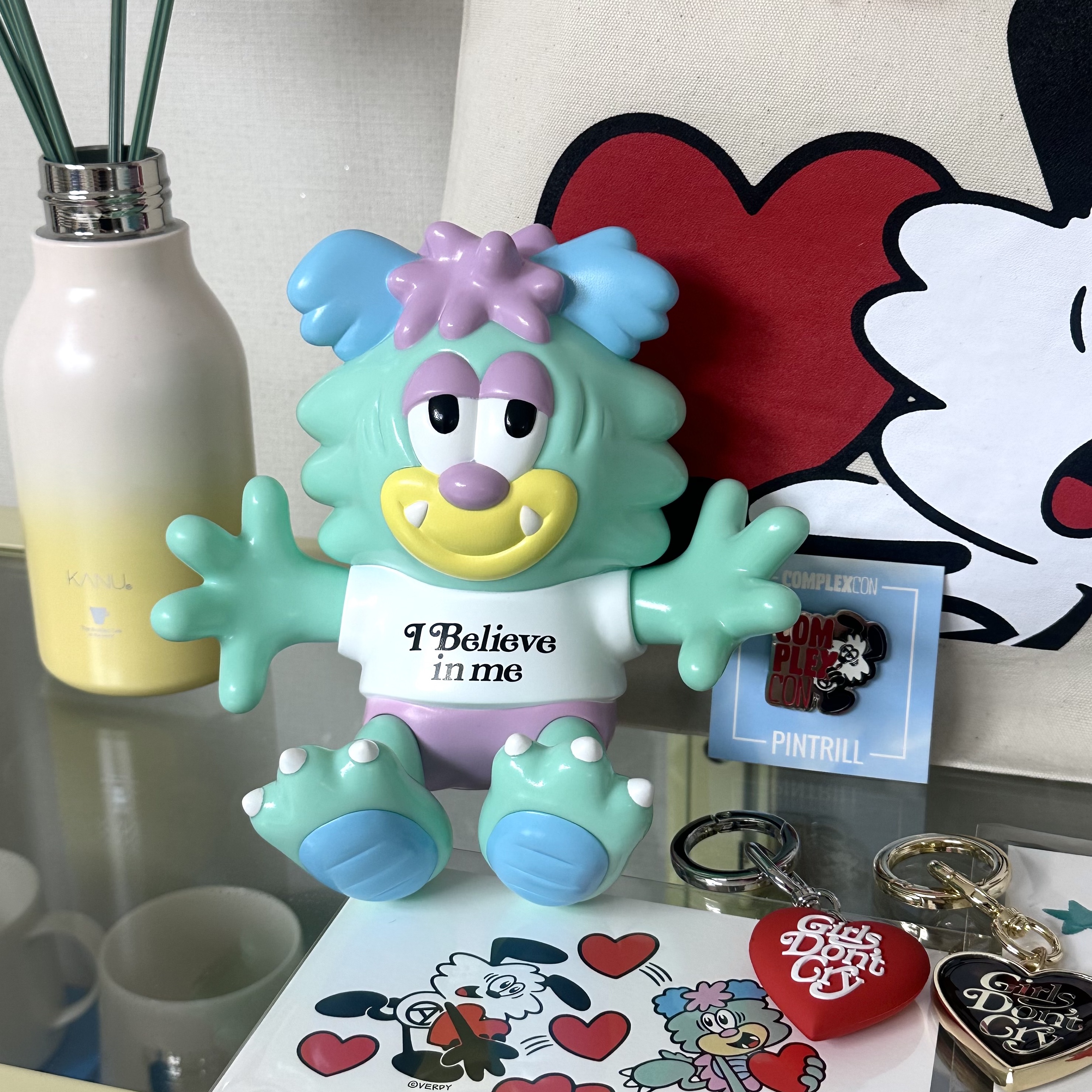 VERDY LOTTE MUSEUM OF ART キーホルダー ＆ピンバッジ VERDY LOTTE