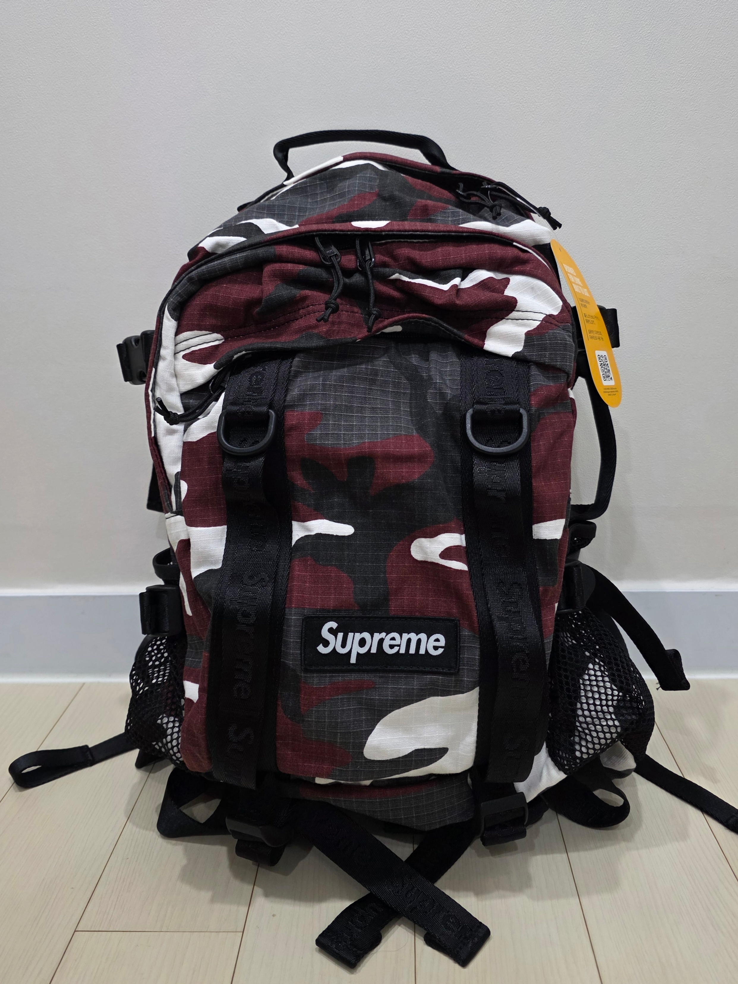 슈프림 백팩 레드 카모 - 26SS | Supreme | KREAM