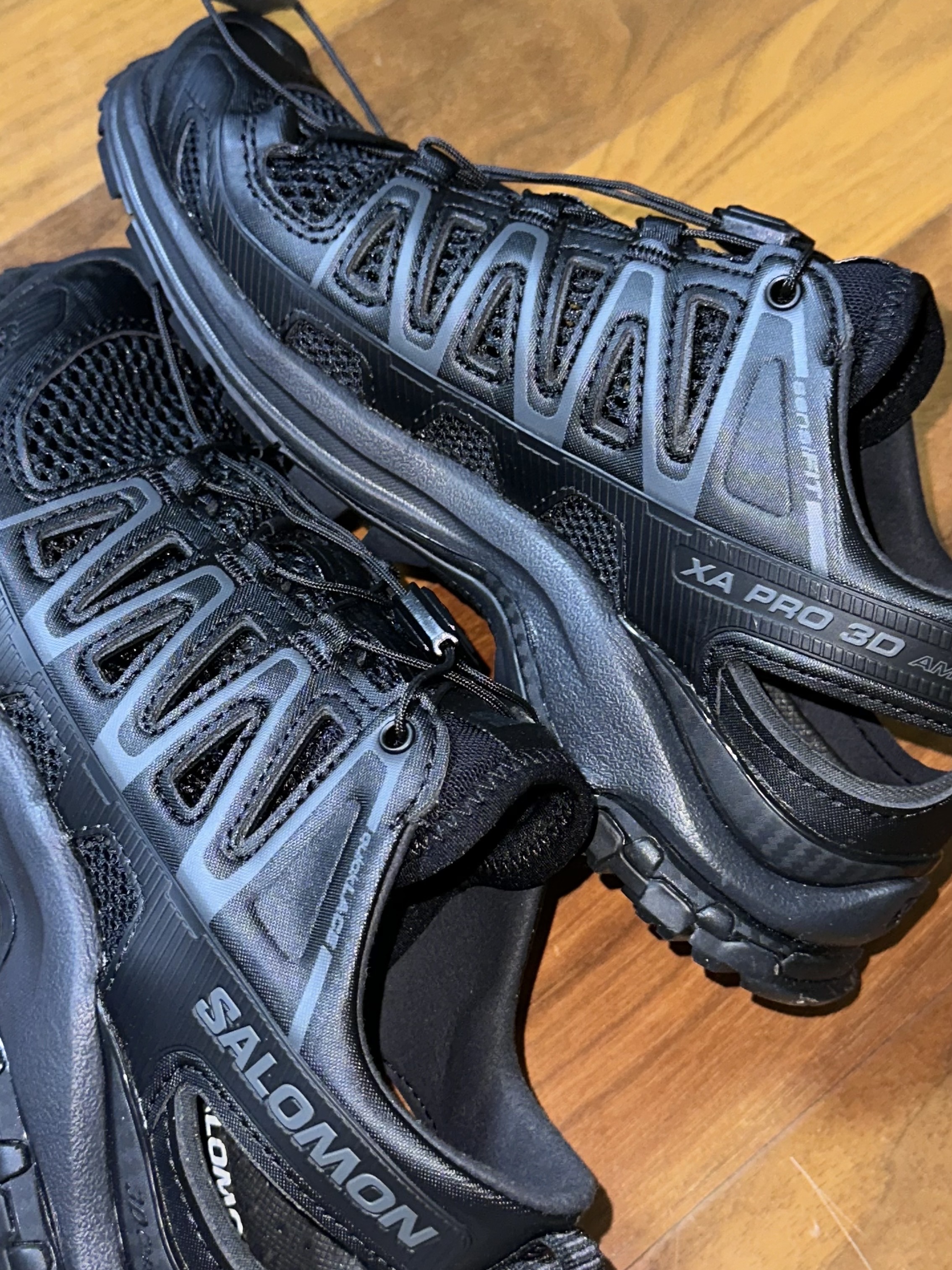 Salomon XA Pro 3D Amphib Black 착용 스타일 - 2