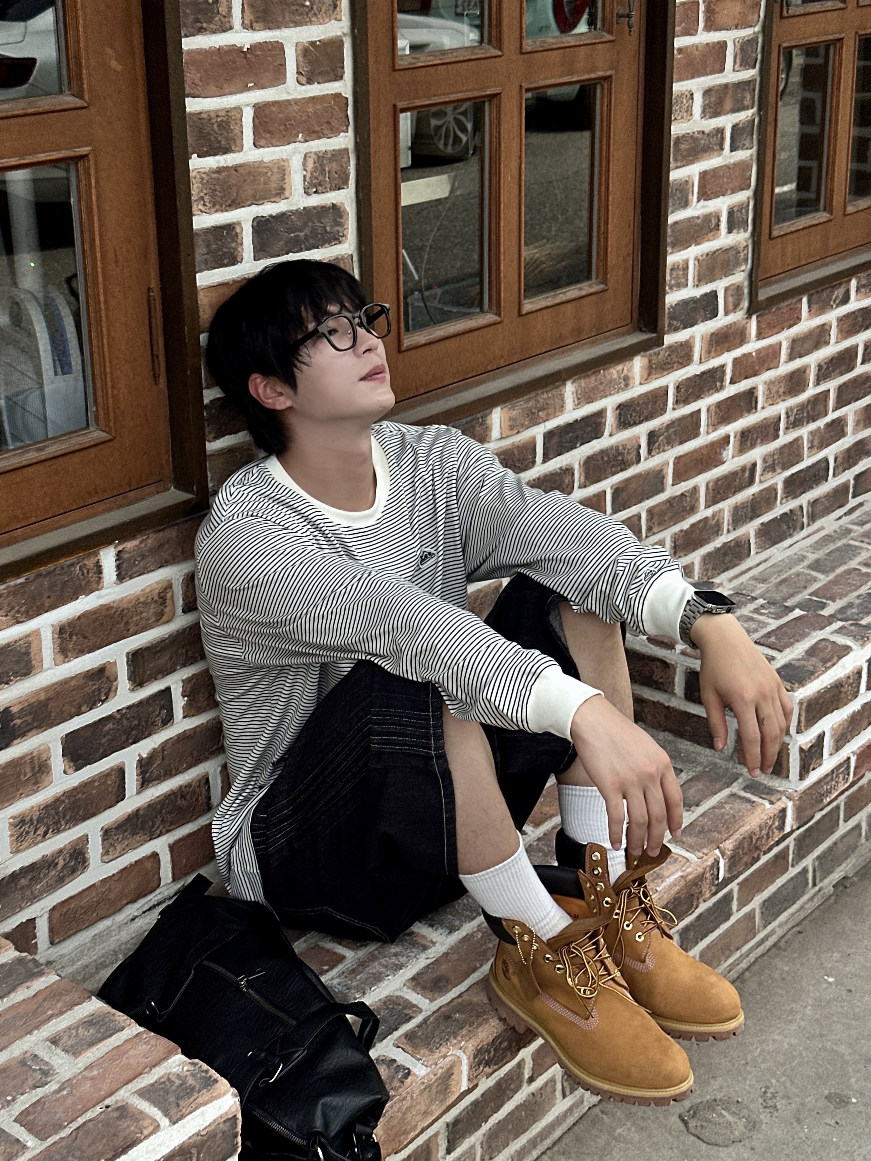 Timberland Premium 6 inch Waterproof Boot Wheat Nubuck - Wide 착용 스타일 - 4