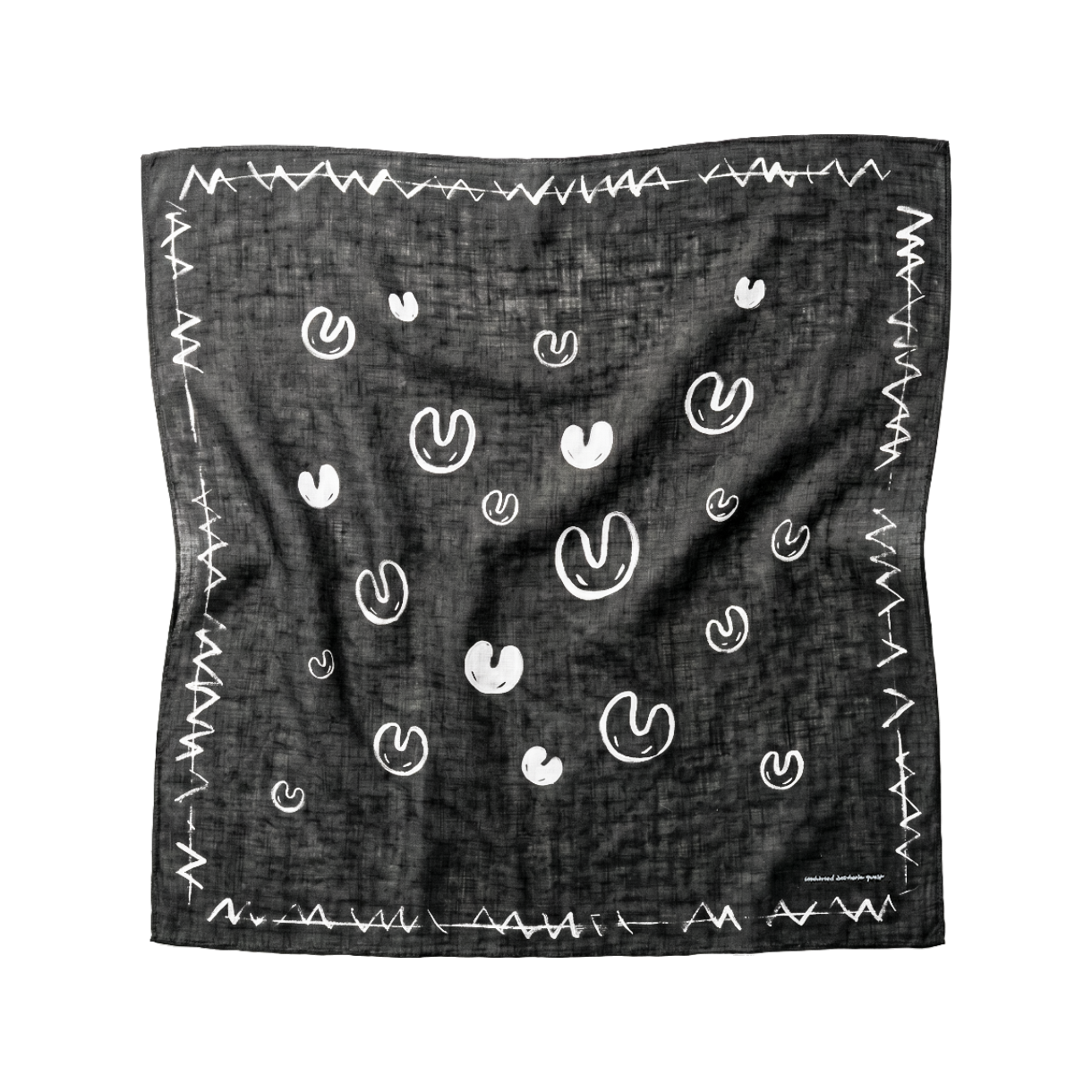 8800252370423 uncharted aesthetic quest Void Calm Scarf Black Type 3
