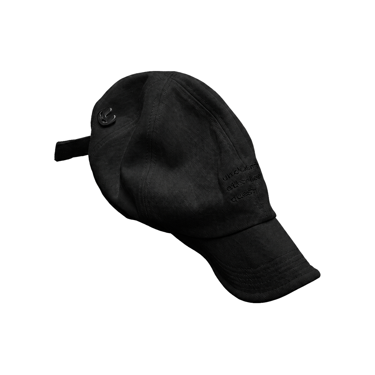 8800252370416 uncharted aesthetic quest Flowy Comfy Lounge Signature Cap Double Black