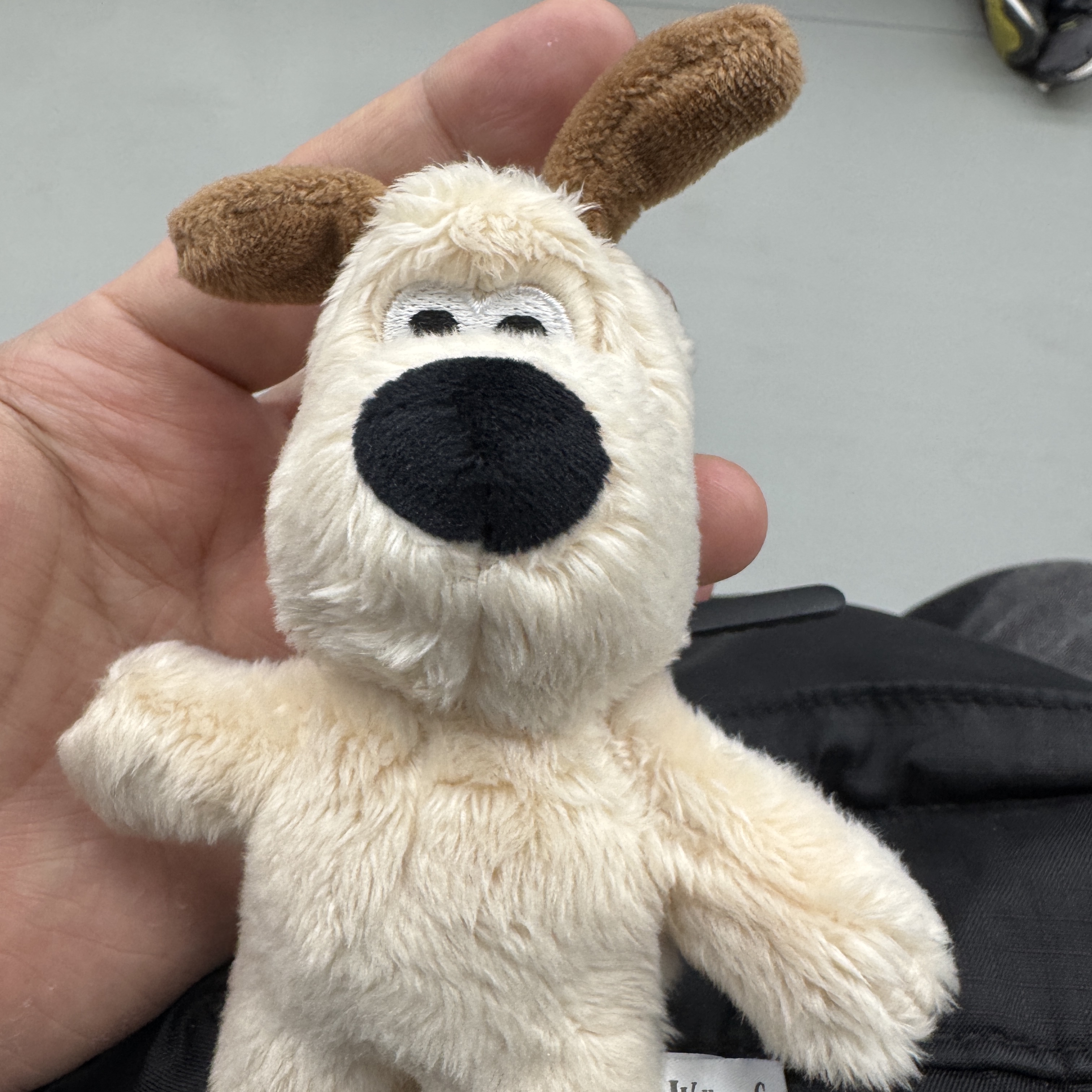 Dream C&C Wallace & Gromit Mini Keyring Plush 12cm 착용 스타일