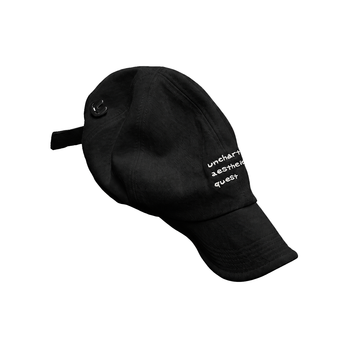 8800252370393 uncharted aesthetic quest Flowy Comfy Lounge Signature Cap Black