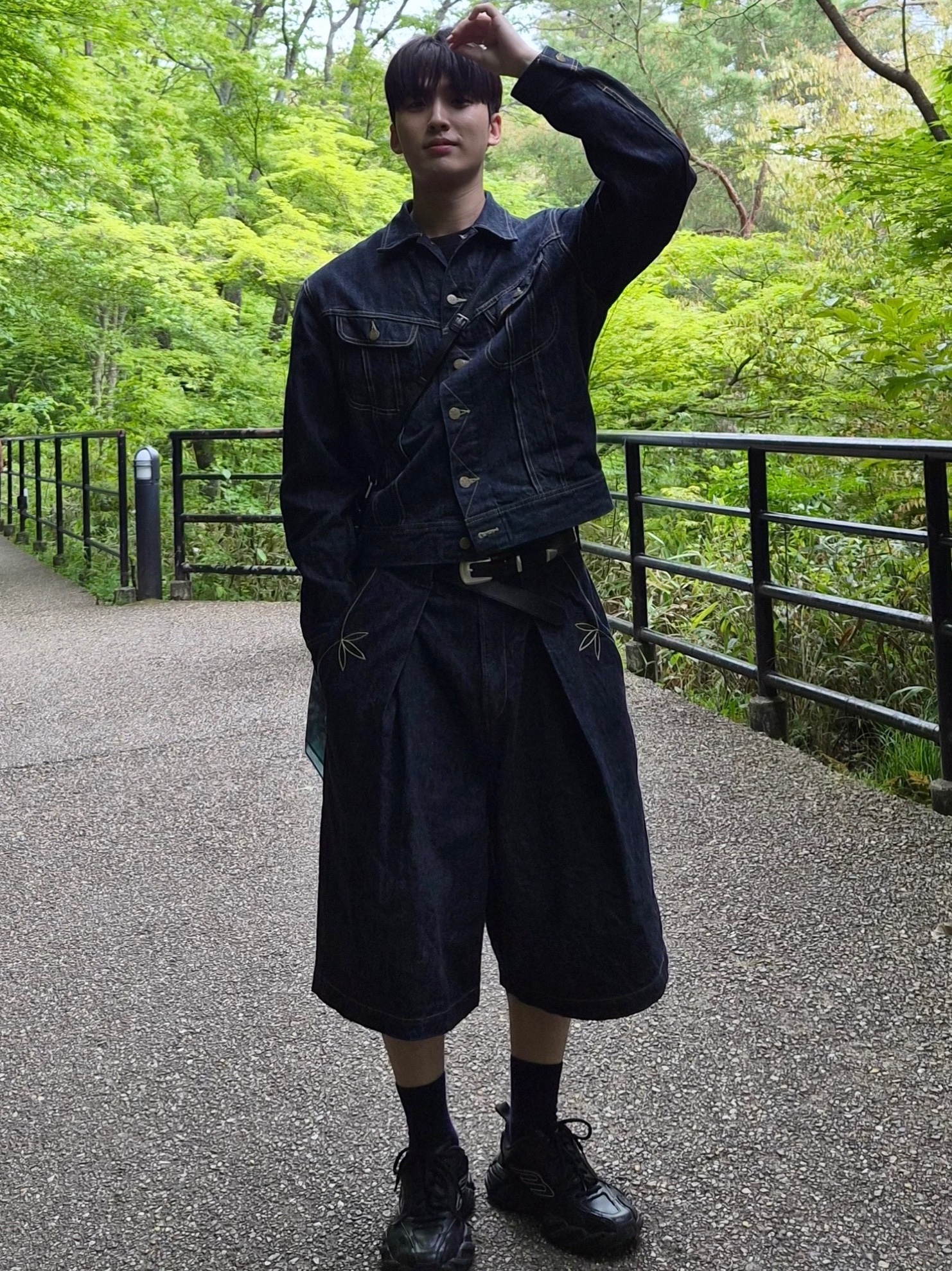 Kapital Denim Westerner Regular 14 oz. Indigo H/E, Kapital 14 oz. Denim Kome Kome Jotz Shallow Indigo 착용 스타일