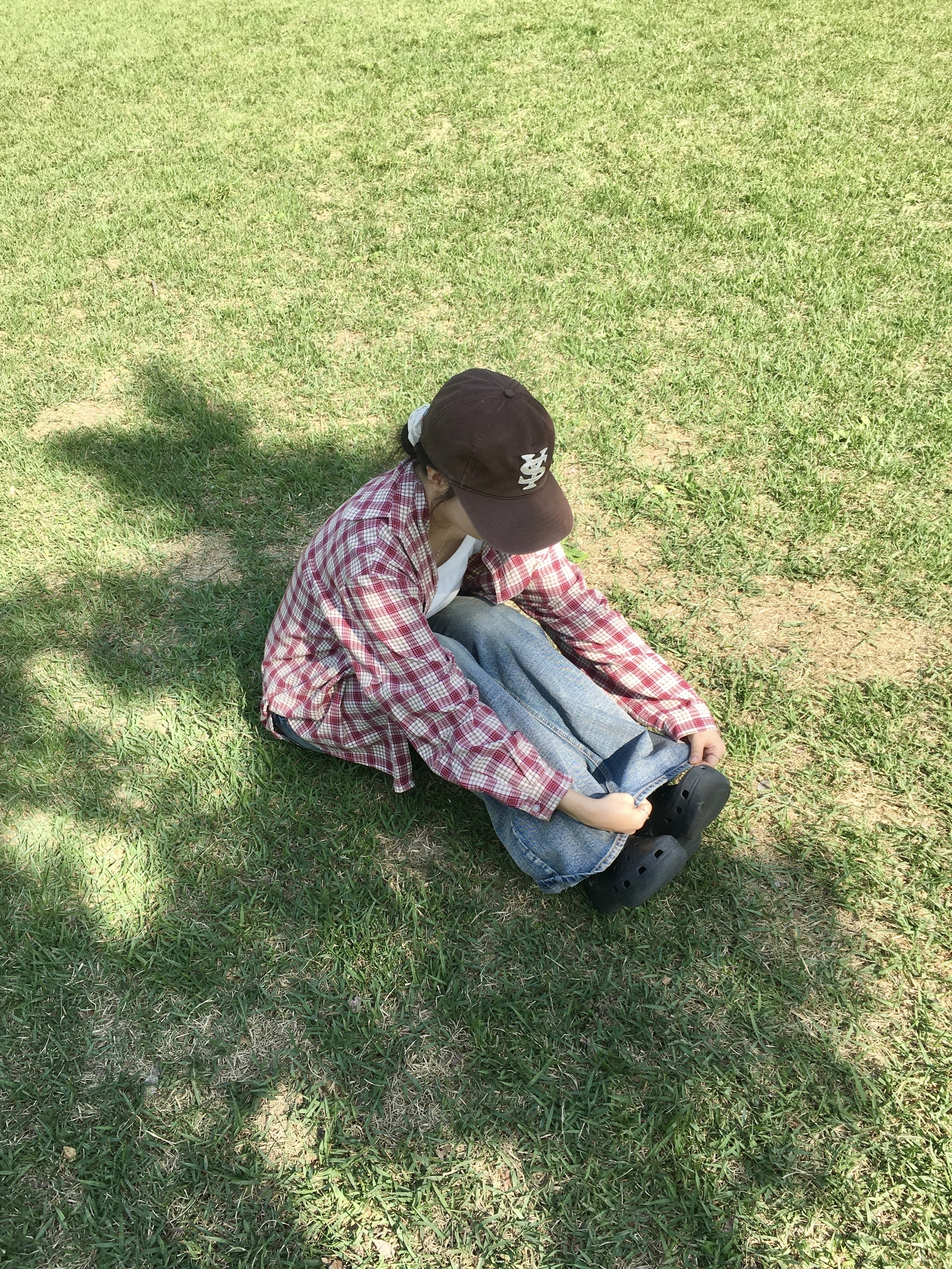 Sunday Ceremony Sy Logo 5 Panel Cotton Cap - Brown, (W) Crocs Classic Platform Clog Black 착용 스타일 - 2