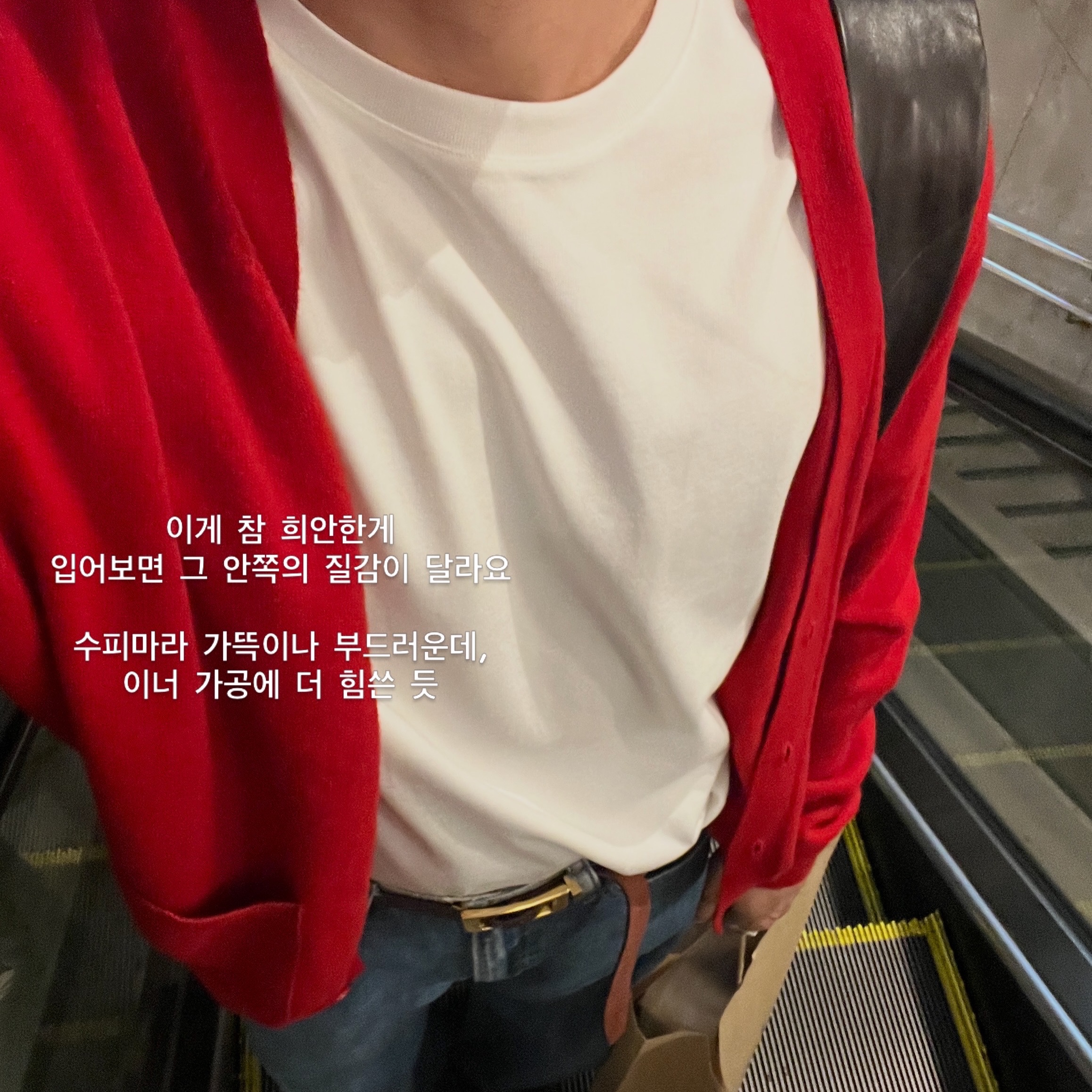 Pottery Button Down Shirt Supima Cotton 80/2 High Count Oxford Resilient Finish Sax Stripe 착용 스타일 - 5