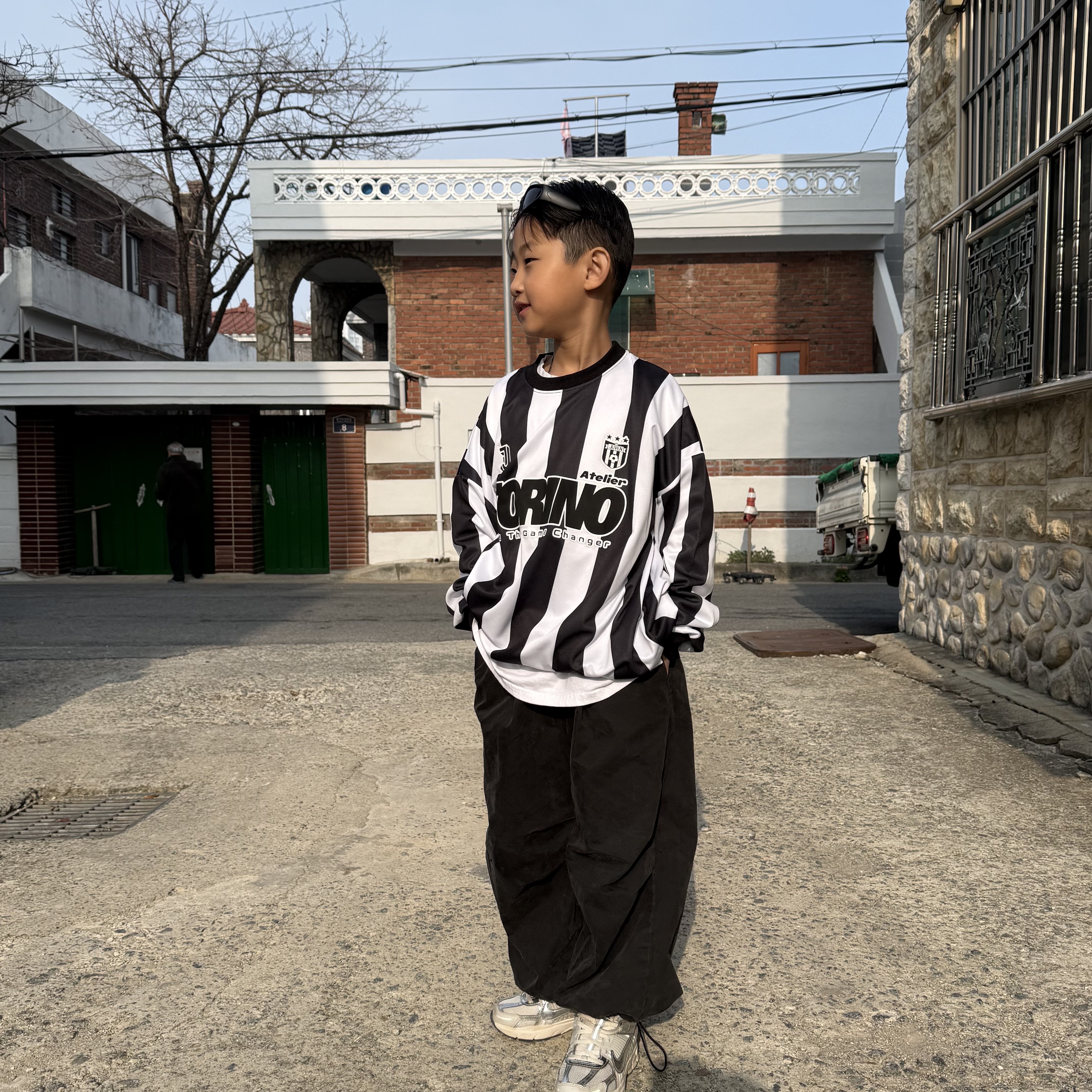 (PS) Nike Vomero 5 Photon Dust Gridiron 착용 스타일 - 5